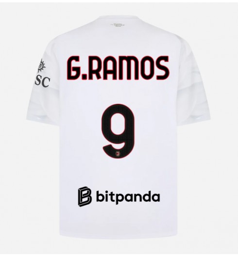 AC Milan Goncalo Ramos #9 Venkovní Dres 2026-27 Krátký Rukáv AC Milan Goncalo Ramos #9 Venkovní Dres 2026-27 Krátký Rukáv